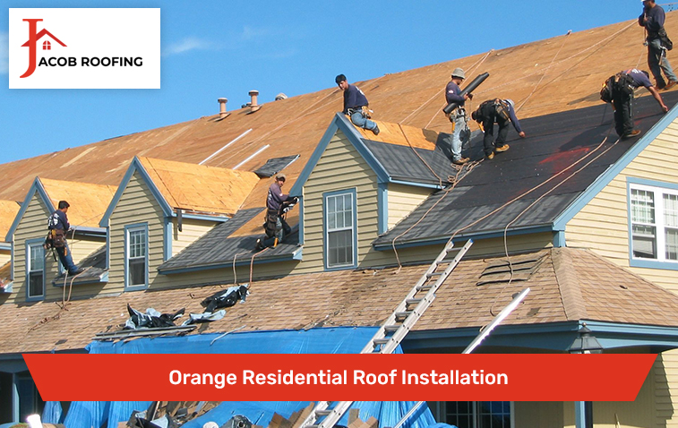 Orange Residential Roof Installation